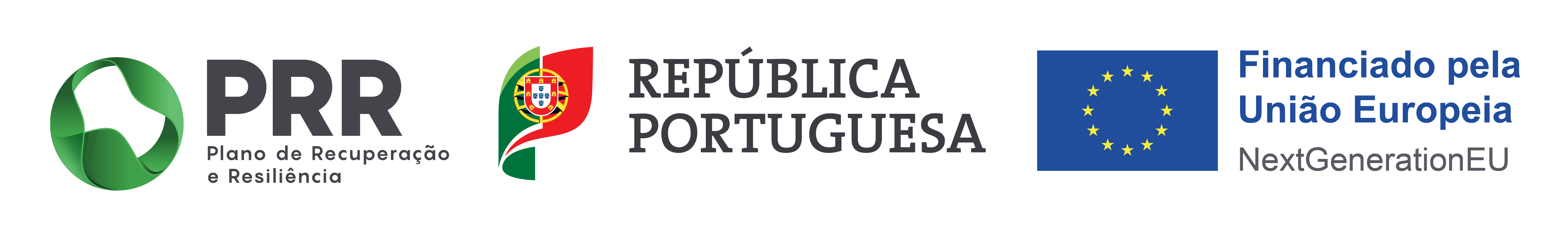Plano de Recuperação e Resiliência, República Portuguesa e Financiado pela União Europeia - NextGenerationEU